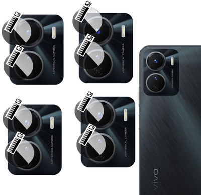 EZGER Back Camera Lens Glass Protector for Vivo Y16(Pack of: 4)