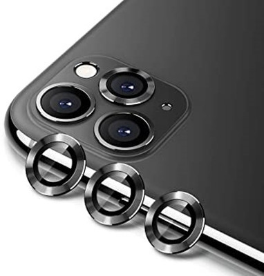 M A ZONE Back Camera Lens Ring Guard Protector for IPHONE 11 PRO MAX(Black)(Pack of: 1)