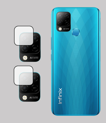 EJZATEX Back Camera Lens Glass Protector for INFINIX HOT 10S, BACK CAMERA LENS(Pack of: 2)