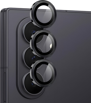 CASELIA Back Camera Lens Ring Guard Protector for Samsung Galaxy Z Fold 7 5G, Fold 7 Individual Metal Ring Tempered Glass Lens Cover(Pack of: 3)