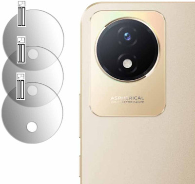YCHROZE Back Camera Lens Glass Protector for Vivo Y02t(Pack of: 3)