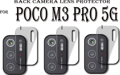 EJZATI Back Camera Lens Glass Protector for POCO M3 PRO 5G(Pack of: 3)