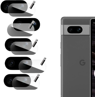 EZGER Back Camera Lens Glass Protector for Google Pixel 7a 5G,(Pack of: 5)