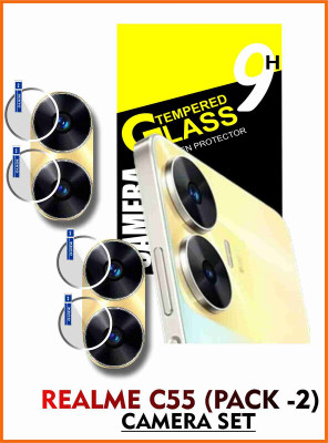 KANCHA Back Camera Lens Glass Protector for REALME C55(Pack of: 2)