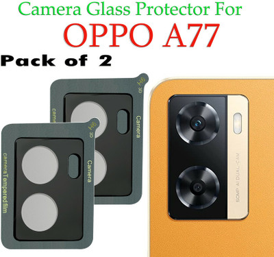 HIRDESH Back Camera Lens Glass Protector for OPPO A77(Pack of: 2)
