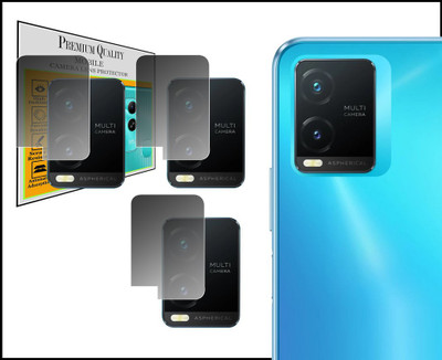 Ychroze Back Camera Lens Glass Protector for Vivo T1X(Pack of: 3)