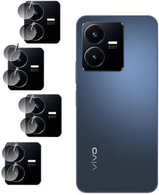 DAFFIN Back Camera Lens Glass Protector for Vivo Y22(Pack of: 4)