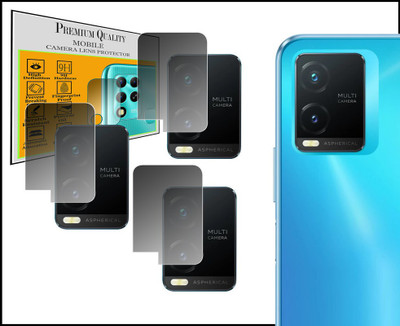 Ychroze Back Camera Lens Glass Protector for Vivo T1X(Pack of: 3)