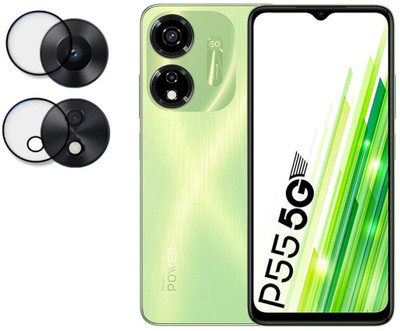 ISAAK Back Camera Lens Glass Protector for itel Power 55 5G, itel P55 5G(Pack of: 1)