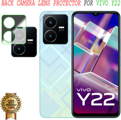 ejzatex Back Camera Lens Glass Protector for VIVO Y22(Pack of: 1)