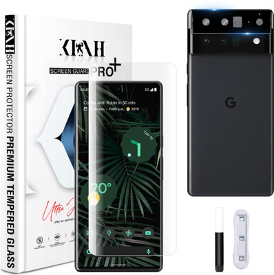 KLAH Back Camera Lens Glass Protector for Google Pixel 6 Pro 5G, with 3D Curved Full Screen Coverage Tempered Glass(Pack of: 1)