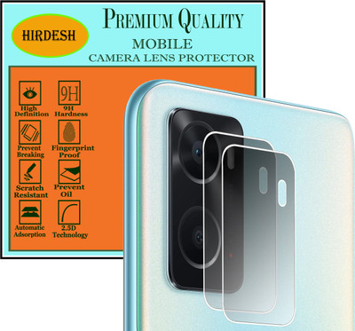 HIRDESH Back Camera Lens Glass Protector for OPPO A76(Pack of: 2)