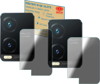 DAFFIN Back Camera Lens Glass Protector for vivo T1X(Pack of: 2)