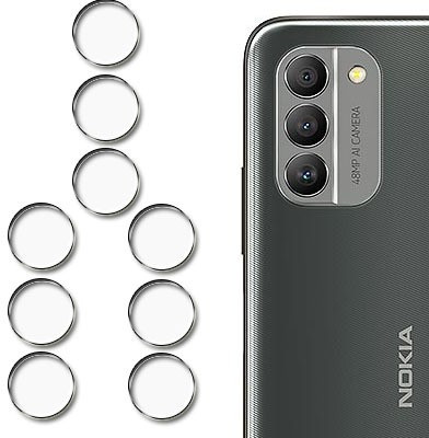 tombik Back Camera Lens Glass Protector for Nokia G400(Pack of: 9)