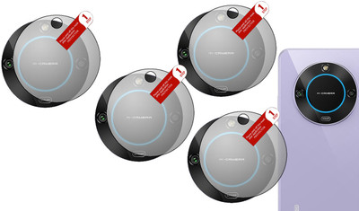 HIDEOUS Back Camera Lens Glass Protector for LAVA Blaze 2 5G(Pack of: 4)