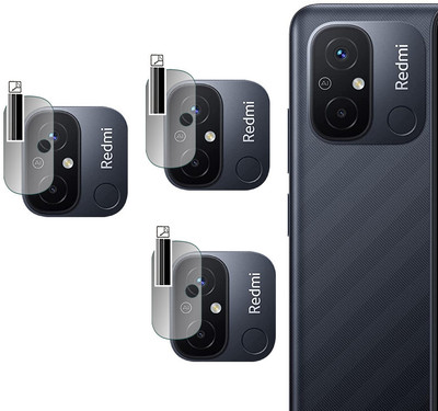 YCHROZE Back Camera Lens Glass Protector for Redmi 12C(Pack of: 3)