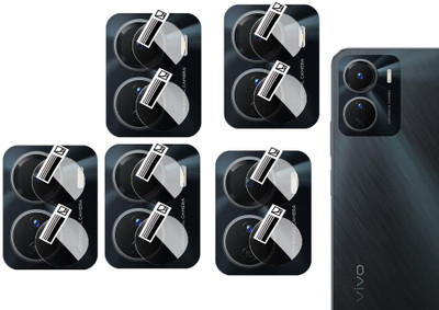 EZGER Back Camera Lens Glass Protector for Vivo Y16(Pack of: 5)