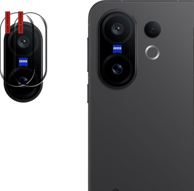ejzatex Back Camera Lens Glass Protector for VIVO X200 FE 5G, BACK CAMERA LENS PROTECTOR(Pack of: 2)