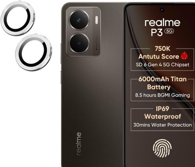 LIKEDESIGN Back Camera Lens Glass Protector for RealMe P3 5G, [RING](Pack of: 1)