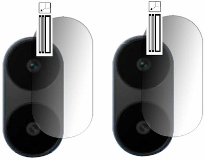 YCHROZE Back Camera Lens Glass Protector for POCO C50(Pack of: 2)