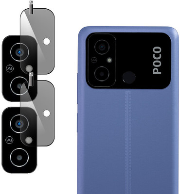 DAFFIN Back Camera Lens Glass Protector for POCO C55(Pack of: 2)