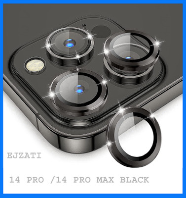 EJZATI Back Camera Lens Ring Guard Protector for APPLE IPHONE 14 PRO /14 pro MAX ( BLACK)(Pack of: 1)