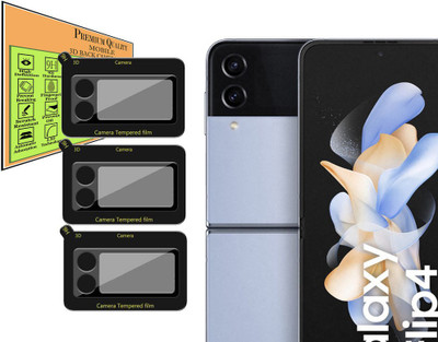 YCHROZE Back Camera Lens Glass Protector for Samsung Galaxy Z Flip 4 5G(Pack of: 3)