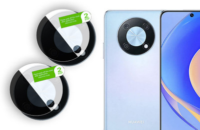DAFFIN Back Camera Lens Glass Protector for Huawei nova Y90(Pack of: 2)