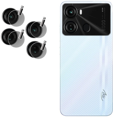 DAFFIN Back Camera Lens Glass Protector for Itel P40(Pack of: 2)