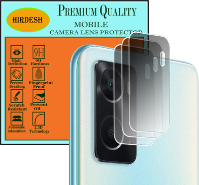 HIRDESH Back Camera Lens Glass Protector for OPPO A76(Pack of: 3)