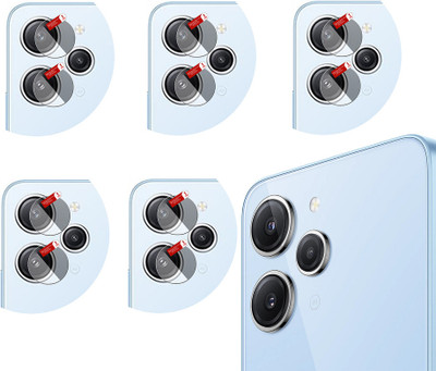 Hideous Back Camera Lens Glass Protector for Redmi 12|MI 12(Pack of: 5)
