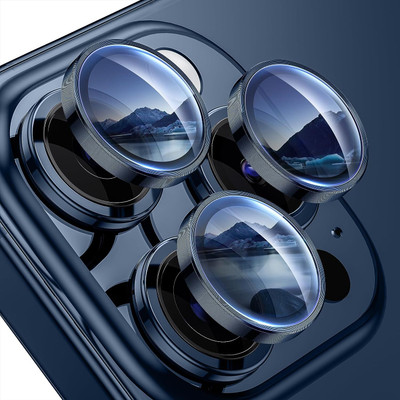 CASENED Back Camera Lens Ring Guard Protector for Apple iPhone 15 Pro Max / Apple iPhone 15 Pro(Pack of: 1)