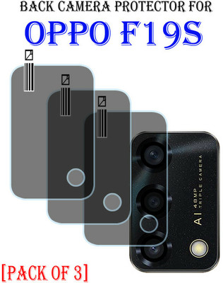 HIRDESH Back Camera Lens Glass Protector for OPPO F19s(Pack of: 3)