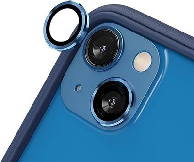CHICCASA Back Camera Lens Glass Protector, Camera Lens Ring Guard Protector for iPhone 13(Pack of: 2)