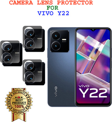 EJZATI Back Camera Lens Glass Protector for VIVO Y22(Pack of: 3)