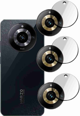 S9HUB Back Camera Lens Glass Protector for REALME NARZO 60 5G(Pack of: 3)