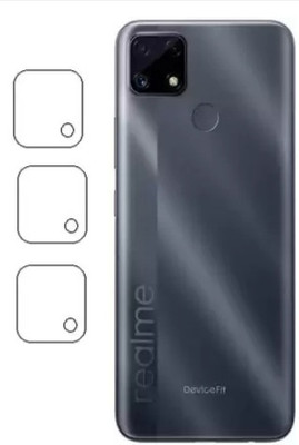 SOMUPR Back Camera Lens Glass Protector for Camera Lens Protector for REALME C25 (Pack of 3)(Pack of: 3)