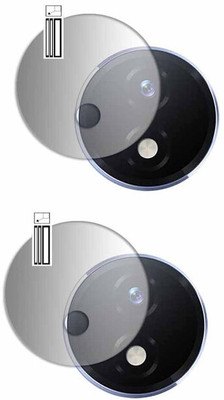SCREENPROTECTOR Back Camera Lens Glass Protector for Vivo Y02 MOBILE CAMERA(Pack of: 2)