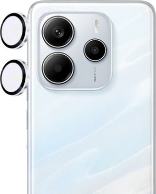 SCRENZO Back Camera Lens Ring Guard Protector for Xiaomi Redmi Note 14 5G, Silver camera Ring For Redmi Note 14(Pack of: 1)