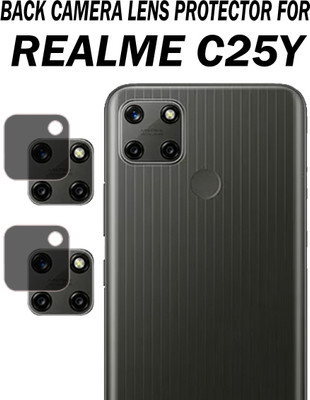 ejzatex Back Camera Lens Glass Protector for REALME C25Y(Pack of: 2)