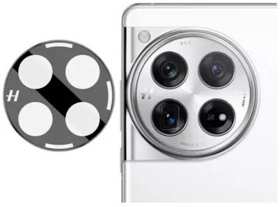 RUNEECH Back Camera Lens Glass Protector, Camera Lens Ring Guard Protector for OnePlus 12 5G, 1+12 5G Edge to Edge Camera Glass Protector(Pack of: 1)