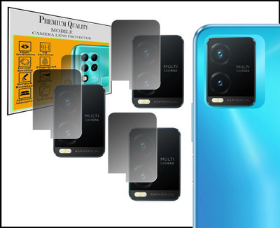 Ychroze Back Camera Lens Glass Protector for Vivo T1X(Pack of: 3)