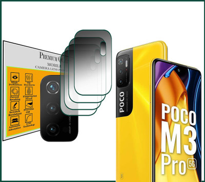 Ychroze Back Camera Lens Glass Protector for POCO M3 Pro 5G(Pack of: 4)
