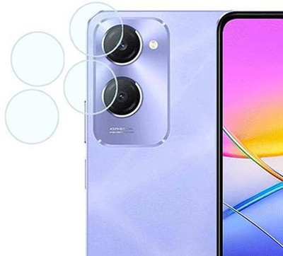 MOKPLZ Back Camera Lens Glass Protector for vivo Y37(Pack of: 2)