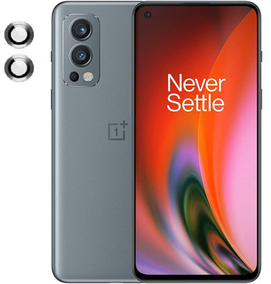 Maxboost Back Camera Lens Ring Guard Protector for Oneplus Nord 2 Full Coverage Metal HD Tempered Glass Camera Protector (Grey)(Pack of: 1)