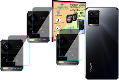 HIDEOUS Back Camera Lens Glass Protector for VivoT1X,Y33S,Y33T,Y21,Y21E,Y33G,Y21A,Y21G,Y21T(Pack of: 3)
