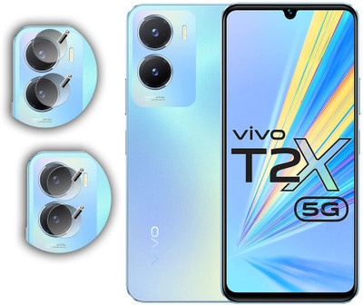 Hideous Back Camera Lens Glass Protector for vivo T2x 5G(Pack of: 2)