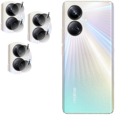 DAFFIN Back Camera Lens Glass Protector for realme 10 Pro+ 5G(Pack of: 3)