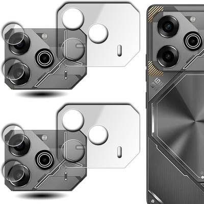 FINCH Back Camera Lens Glass Protector for Pova6 PRo, Tecno Pova 6 Pro, Pova 6 pro 5g, Tecno POva 6 pro, Pova 6 Pro 5G(Pack of: 2)