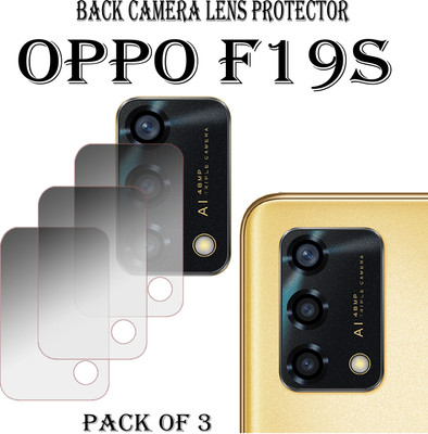 ejzatex Back Camera Lens Glass Protector for OPPO F19s(Pack of: 3)
